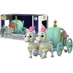 Funko Pop! Town: Disney - Cinderella - Carriage with Fairy Godmother - Cinderella - Vinyl Collectible Figure - Gift Idea - Official Merchandise - Toy for Children and Adults - Movies Fans