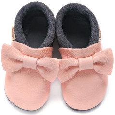 Baobaby Baby Shoes with Soft Sole - Baby Shoes for Boys - Baby Shoes for Girls - IVN Certified Natural Leather Newborn First Walking Shoes for Toddlers, Crawling Shoes, Barefoot Slippers