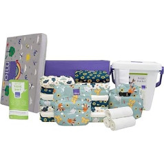 Bambino Mio, Miosolo Classic Cloth Nappy Complete Set, Small Gardeners