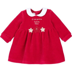 Chicco, Weihnachtskleid Mädchen und Baby, mit bequemer Öffnung am Rücken, aus warmem und weichem Stoff, maschinenwaschbar, Kleidung Mädchen und Baby, Geschenkidee Mädchen, Entworfen in Italien