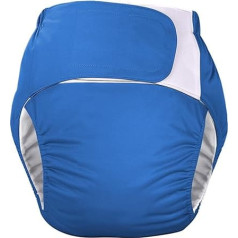Cloth Diapers Adult Washable Leakproof Incontinence Pants Comfortable to Wear Quick Dry Adjustable Breathable Lining for Dark Blue
