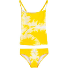 Kanu Surf Girls' Melanie Sport 2-pc Banded Tankini Swimsuit, Beach Yellow, 3T