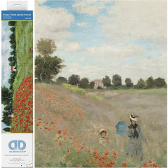 Diamond Dotz Poppy Fields DD12-048 22.5 x 16 Inch Diamond Painting with Diamonds - DIY Sparkling Picture for Kids and Adults