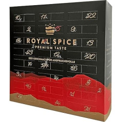 Royal Spice Advent Calendar Spices 2023 - Christmas Calendar Spices with 24 High-Quality Spice Mixes & Spice Samples - Novelties & Popular Classics Spices Gift Idea for Men and Women