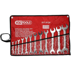 KS Tools 517.0125 CLASSIC Double open ended spanner set, 12 pcs, 6x7-30x32mm