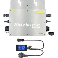 Y&H 800W Mains-Coupled Micro Inverter Waterproof IP65 MPPT DC30-42V PV Input AC180-260V Output for 30V 36V Solar Panels