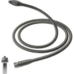 Temhyu Shuxiang Spring Kitchen Toilet Duct Blockade Tool Pipe Excavator 1.5 m Length Excavator Pipes Duct Sink Cleaning Clogs Drain Spring with Plug High Quality