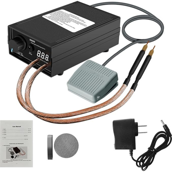 Spot Welding Machine for Batteries 8000 W, Portable Spot Welding Machine Hancaner DIY Kit, High Performance Hand Welding Machine with Nickel Band, Adjustable Welding Machines for Spot Welding Machine