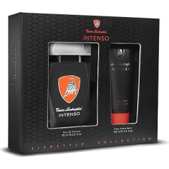 Lamborghini Tonino Lamborghini • Intenso Gift Set for Men Eau de Toilette Spray 75 ml / 2.5 fl.oz. + After Shave Balm 100 ml / 3.4 fl.oz. • Lifestyle Collection