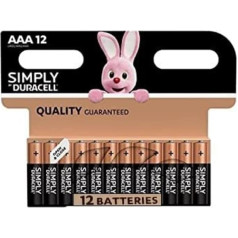 Duracell Simply AAA Batterien (12 Stück)