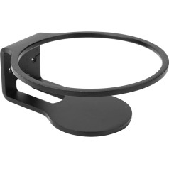 PUSOKEI Wall Mount for HomePod Mini - Sturdy Aluminium Alloy Holder, Space Saving Solution Bracket Shelf Compatible with Homepod Mini Speaker (Black)