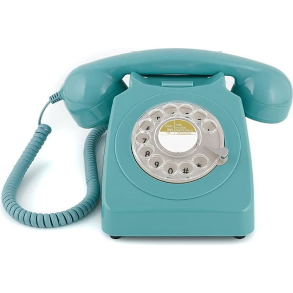 GPO classic 70s design telephone, l, blue