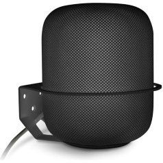 Apple HomePod Allicave Wall Mount for Apple HomePod, Sturdy Metal (White) Black