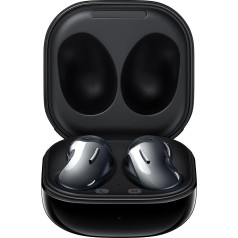 Samsung Galaxy Buds Live, Wireless Bluetooth Headphones with Noise Cancelling (ANC), Long-Lasting Battery, Sound by AKG, Comfortable Fit, Black (German Version)