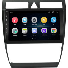 LEXXSON Carplay Radio Android Radio for Audi A6 C5 1997-2004 S6 1999-2004 9 Inch Capacitive Touchscreen GPS Navigation Bluetooth Mirror Link SWC 2G DDR3 and 32G NAND Memory Flash
