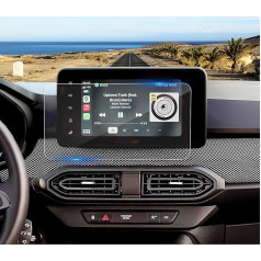 Coleya Navigation Screen Protector Compatible with Dacia Jogger/Dacia Logan 3 2021-2024, Dacia Jogger Tempered Glass Screen Protector, 9H Anti-Scratch GPS Screen Protector (8 Inches)