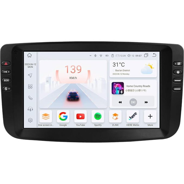 Android 13 Car Radio 9 Inch Touchscreen 8 Core for Fiat Linea Pundo EVO 2012-2015 WiFi CarPlay/Android Car Bluetooth 4G LTE RDS OPS SWC DSP