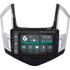 Personalised Car Radio for Chevrolet Cruze 2009-11 Black and Silver Android GPS Bluetooth WiFi USB DAB+ Touchscreen 9 Inch 4Core Carplay Android Car