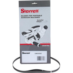 Starrett Univerz Bandsägeblätter, tragbar, kabellos, 733 x 13 x 0,35 mm, 18 TPI, 3 Stück