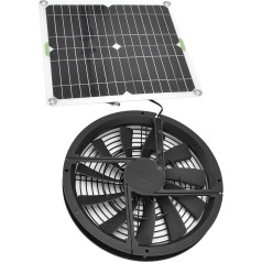 100 W 12 V Solar Panel Powered Fan 10 Inch Fan Extractor Fan for Pet House