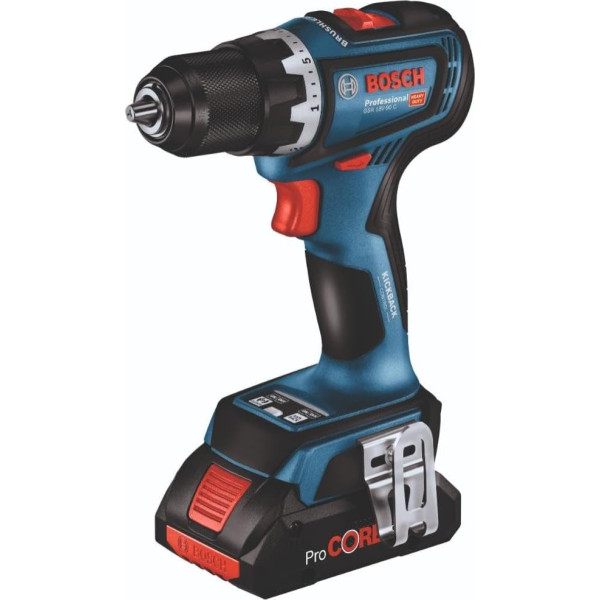 Bosch Professional 18V System Combo Kit: Drill Driver GSR 18V-90 C + Rotary Impact Wrench GDX 18V-210 C + Hammer Drill GBH 18V-24 C + Reciprocating Saw GSA 18V-28