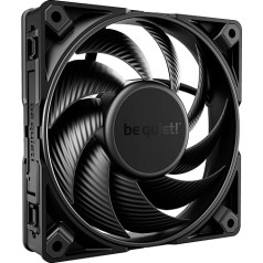 be quiet! Silent Wings Pro 4 120 mm PWM Fan, Optimised Fan Blades, Exceptionally High Performance, Speed Switch for Maximum PWM Speed, 6-Pin Fan Motor, Fluid Dynamic Bearing, Black, BL098