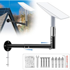 Starlink Long Wall Mount, Adjustable Starlink Mount, Starlink Mounting Kit with Starlink Mount Adapter, Starlink Pole Mount, Starlink Roof Mount for Starlink Internet Kit Satellite