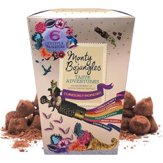 Monty Bojangles Taste Adventure - 6 Different Chocolate Truffle Flavours (225 g) - A Luxury Chocolate Gift for Birthday, Mother's Day, Valentine's Day, Christmas & etc.
