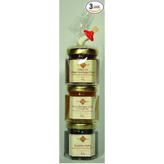 Streuobstwiesle Gourmet Gift Set of 3 Mini Jams, Jams and Jellies