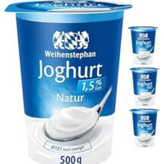 Weihenstephan Yoghurt 1.5% 500 g x 4 Pieces
