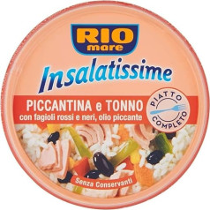 Rio Mare Insalatissime Tonno Piccante Spicy Tuna 220 g Pack of 6