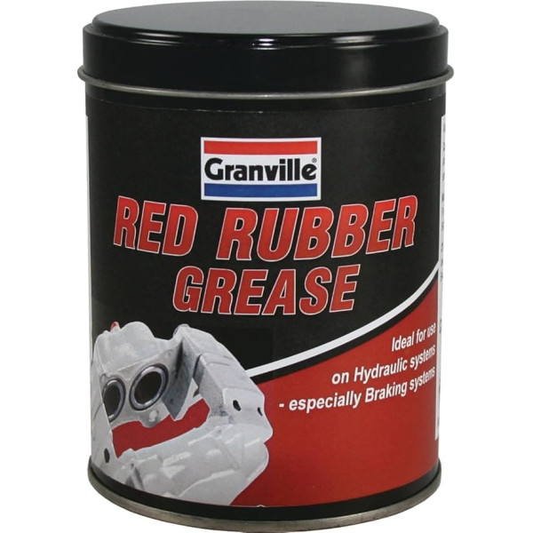 Granville Red Rubber Grease Hydraulic Lubricant Brake Caliper Piston Replica 500g Tin