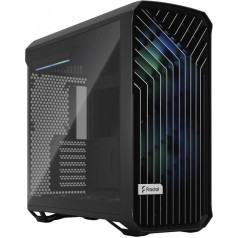 Korpuss torrent melns rgb tg gaismas tonējums 5x ventilators atx