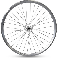 XB3 28 Inch Front Wheel Hollow Chamber Rim V-Brakes Rim Brake Alloy Rim Full Axle Silver