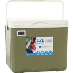 Portable Cool Box - Insulated Storage Box, 12L Food Cooler, Hot Cold Insulated Box for Car - Ice Storage Food Container for Picnic Fishing for Fruit, Breast Milk, Juice, Drinks
