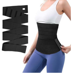 GoPaw Waist Trainer Women's Waist Trainer Women's Wrap Waist Trainer Invisible Adjustable Waist Trimmer for Women Formwear for Women Belly Control Longueur 2/3/4M