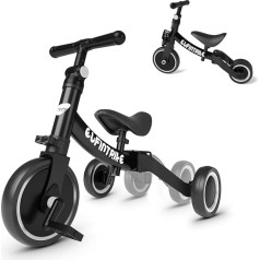 Besrey 5 in 1 Children's Tricycle, Walking Aid for Children from 1 to 4 Years