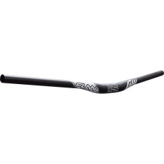 Funn Full On Mountain Bike Handlebar with Handlebar Clamp 31.8 mm and Width 810 mm, Robust and Lightweight Alloy Riser Handlebar for MTB, BMX and Road Bike, Rise 15 mm (Black)