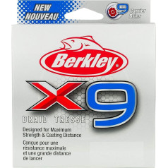 Berkley X9 Braided Fishing Line - 9 Times Braided Line for Saltwater and Freshwater Fishing