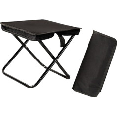 Folpus Camping Stool Seat Portable Folding Stool Holder Carbon Steel Small Folding Chair Fishing Stool for Outdoor Travel Fishing