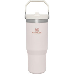 Stanley IceFlow Flip Straw Water Bottle with Straw, 0.89 L, Thermos Flask Keeps Cold for 12+ Hours, Leak-Proof, Sports Water Bottle, BPA-Free, Dishwasher Safe