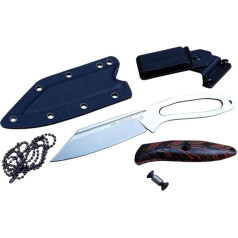 Scandinoff Fixed Knife Nordic Protector Vario EDC - Neck & Belt Pack - Nordic Woods | EDC Knife | 42a Compliant | Outdoor Knife | Bushcraft Knife I Survival Knife | Belt Knife & Neck Knife