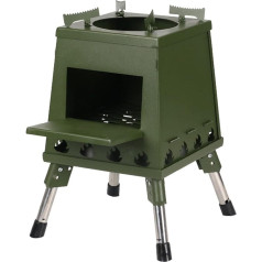 SXTYMV Camping Stove Outdoor Foldable Camping Grills Gas Grill Camping Grills Cassette Wood Stove Outdoor Camping Portable Folding