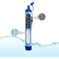 Water Filter 1500L Water Filter System Removes 99.9% of Bacteria Filter 0.01 Micron Drinking Water for Hiking Travel Backpacking Camping Survival