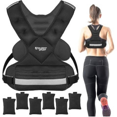 Aduro Sport Adjustable Weighted Vest, Workout Equipment, 5-9 kg Body Weight Vest for Men, Women, Kids