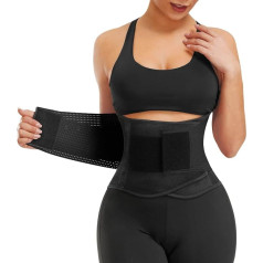 VITOMOR waist trainer for women, waist trainer for weight loss, neoprene, waist cincher, waist trimmer, sculpt-touch sweat belt, abdominal control for workout, fitness, unisex, black, XXL, black