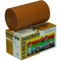 CanDo Trainingsband LATEXFREI / Gymnastikband, Länge 5,5 m - gold (ultra schwer)