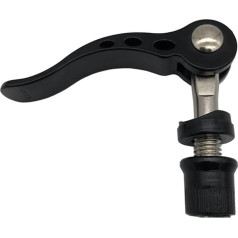 M8 50/55/60/65/75mm Schnellspanner Schraube Fahrrad Sattelstütze Klemme Aluminium Spieß Bolzen Radfahren Ersatzteile Werkzeug(M8x75mm Silver color)