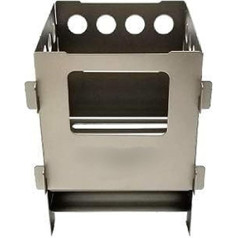 Ruwshuuk Camping Fire Pit, Outdoor Oven Burner, Foldable Stove Burner, Portable Campfire Grill - Efficient, Heat-Resistant, Safe High Performance Camping Stove for Outdoor Use