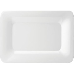 UTOPIA jmp101 Melamin gastronomen und Buffet Ware, rechteckig mit Rand, 35,6 x 25,4 cm 35,5 cm x 25,5 cm (6 Stück)